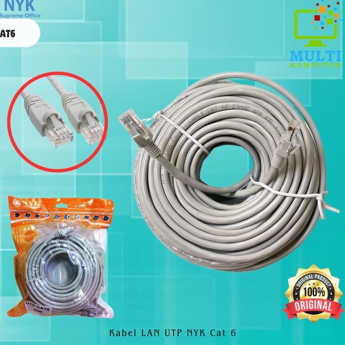 

KABEL LAN 40 METER NYK CAT 6 / UTP 40 M / LAN 40M ORIGINAL