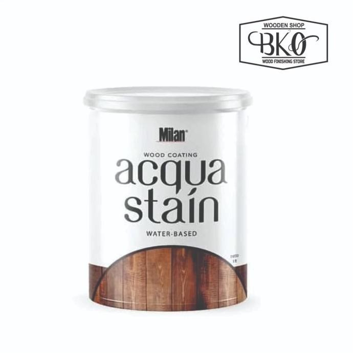 

CAT KAYU WATERBASED ACQUA STAIN MILAN COATING WOOD STAIN PLITUR KAYU ORIGINAL