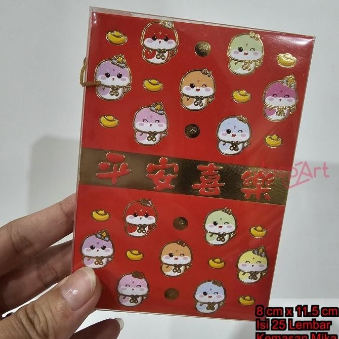 

hanya disini] ANGPAO IMLEK ULAR 2025 ISI 25 LEMBAR FUNG PAU HONGBAO FUK KEMASAN KOTAK MIKA FUKMIKA UKURAN MEDIUM