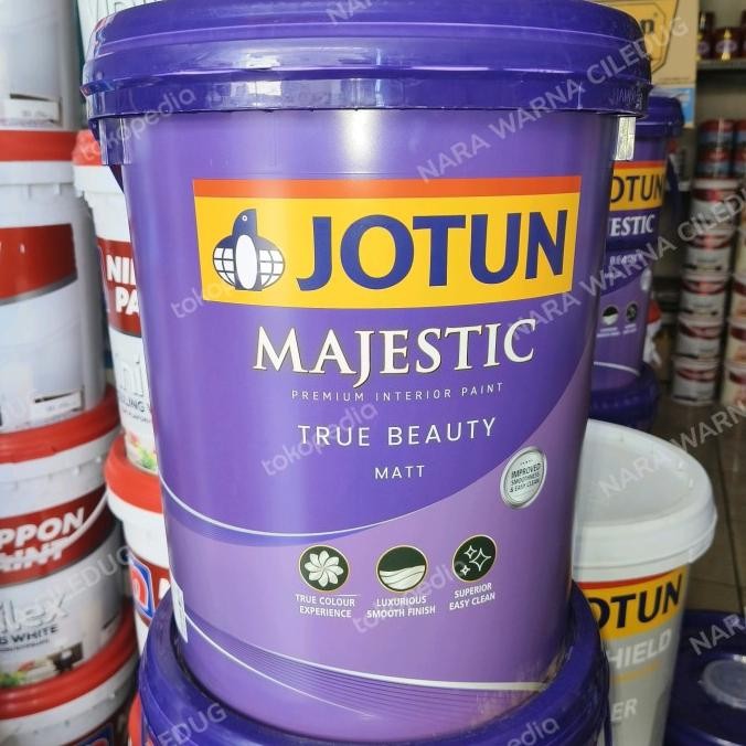 

JOTUN MAJESTIC MATT WHITE CAT TEMBOK INTERIOR PREMIUM ( 20LITER ) ORIGINAL