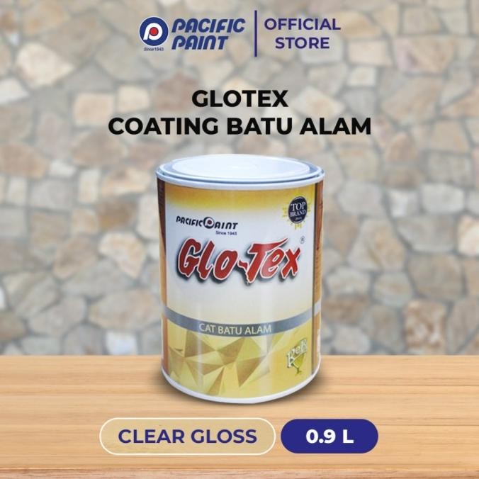 

GLOTEX COATING BATU ALAM-CAT PERMUKAAN BATU ALAM-CLEAR GLOSS-0.9LITER ORIGINAL