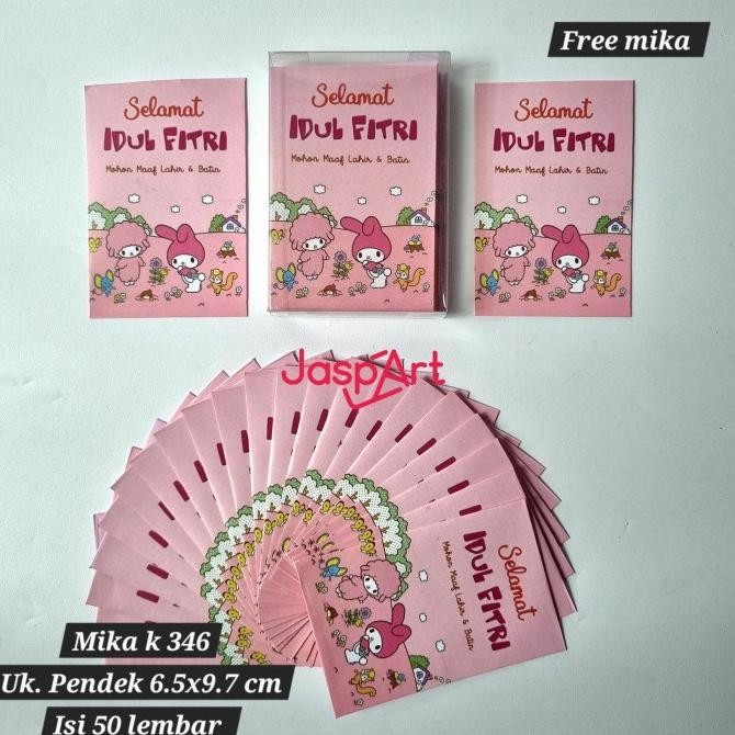 

best seller] AMPLOP LEBARAN HARI RAYA IDUL FITRI MIKA ISI 50 LEMBAR - KD346