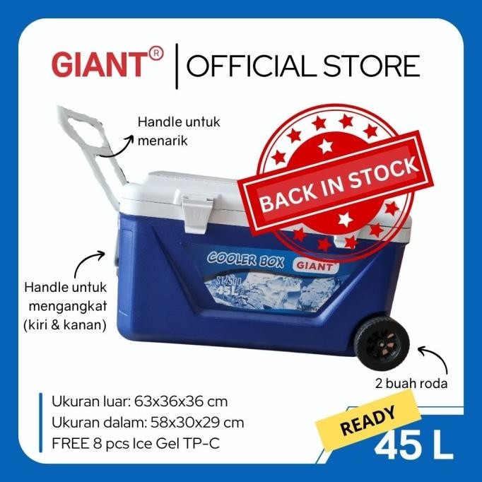 Cool Box 45 Liter / Box Pendingin Besar / Cooler Box Premium Quality