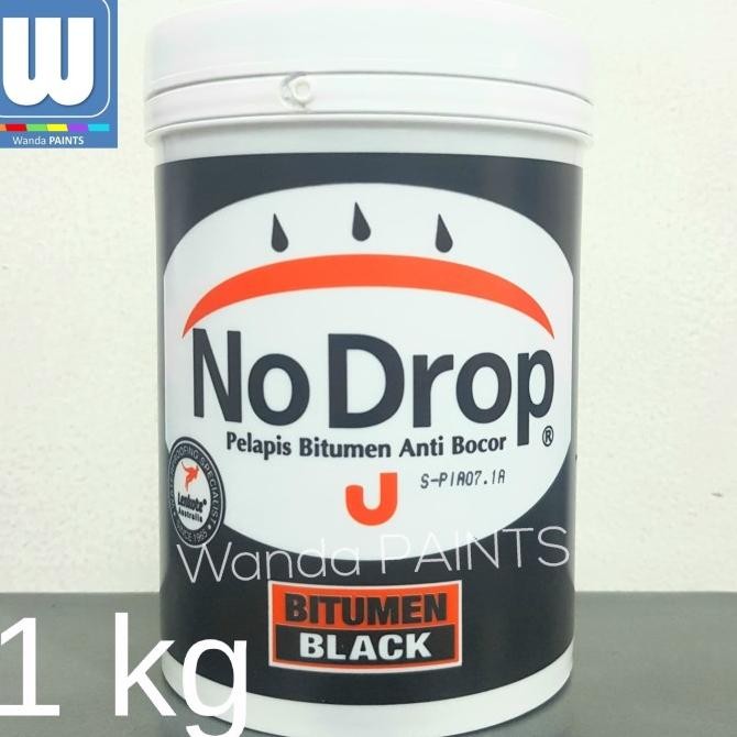 

CAT PELAPIS BITUMEN NO DROP ANTI BOCOR 1KG/BITUMEN BLACK WATERPROOFING ORIGINAL