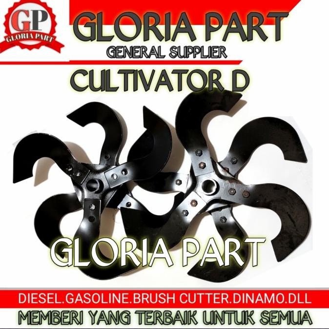 

Berkualitas Mata pisau peyiang gulma/pengembur tanah type D