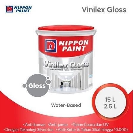 

CAT TEMBOK VINILEX GLOSS - ANTI-KUMAN,WARNA TINTING 2,5 LT ORIGINAL