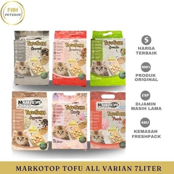 

MARKOTOP SOYA TOFU CLUMP 7 CAT LITTER/ CAT SAND 7LT NON KONG IRAE ORIGINAL