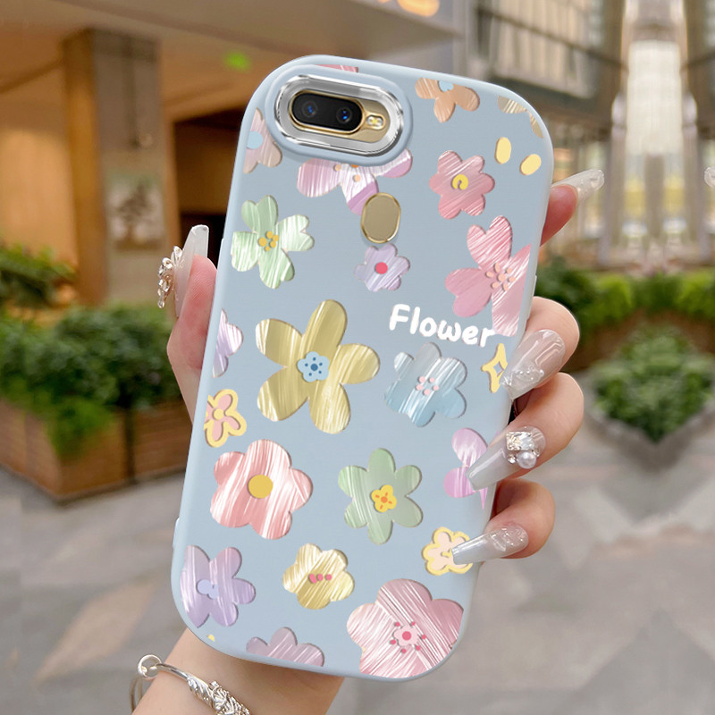 Casing Hp Untuk OPPO A7 A5s A12 A12s A11k A5 A3s A12E A5 2020 A9 2020 Realme C1 Case Casing Glitter 