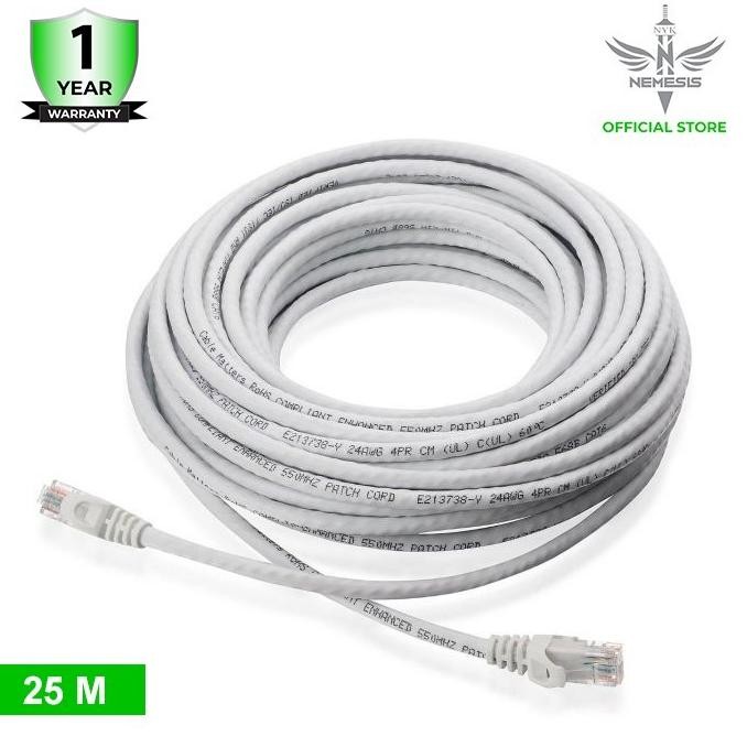 

KABEL LAN NYK UTP CAT 6 RJ45 (25 METER) ORIGINAL
