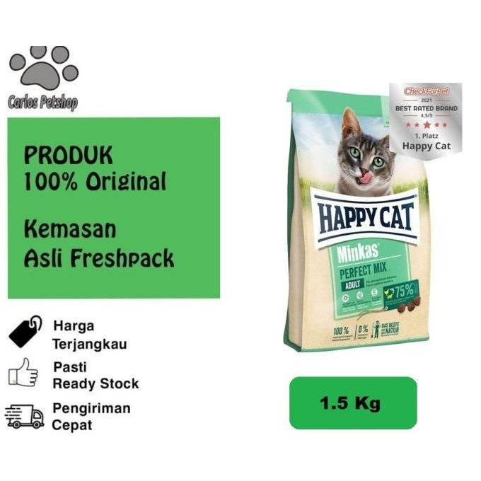 

HAPPY CAT MINKAS PERFECT MIX LAMB & FISH 1,5KG - ORIGINAL