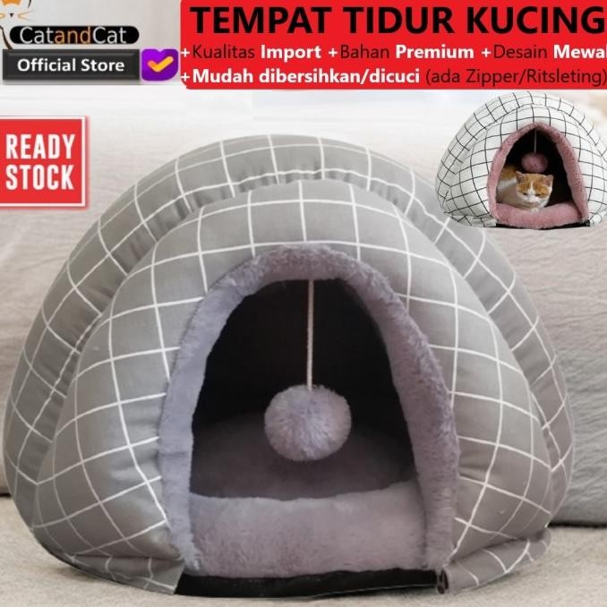 

CAT&CAT-TEMPAT TIDUR KUCING ANJING, CAT SLEEPING BED (COMFORT,PREMIUM) ORIGINAL