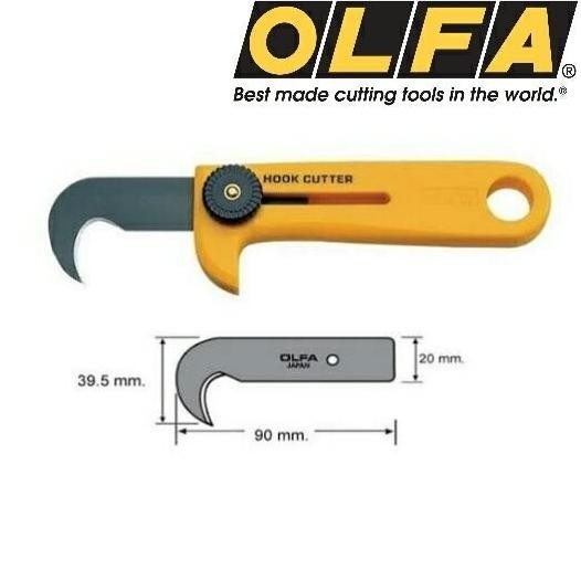 

Berkualitas Pisau Sabit Hook Cutter OLFA HOK-1 Heavy Duty