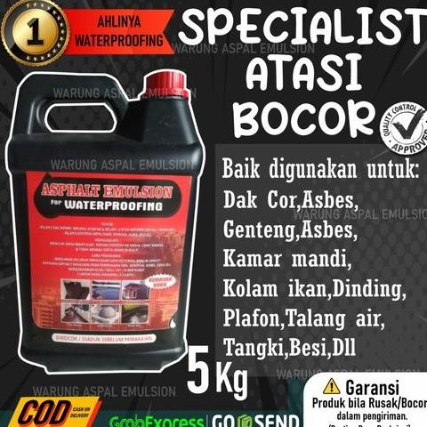 

CAT TEMBOK ANTI BOCOR ASPAL CAIR FOR PROOFING PENAMBAL DAK COR REMBES ORIGINAL