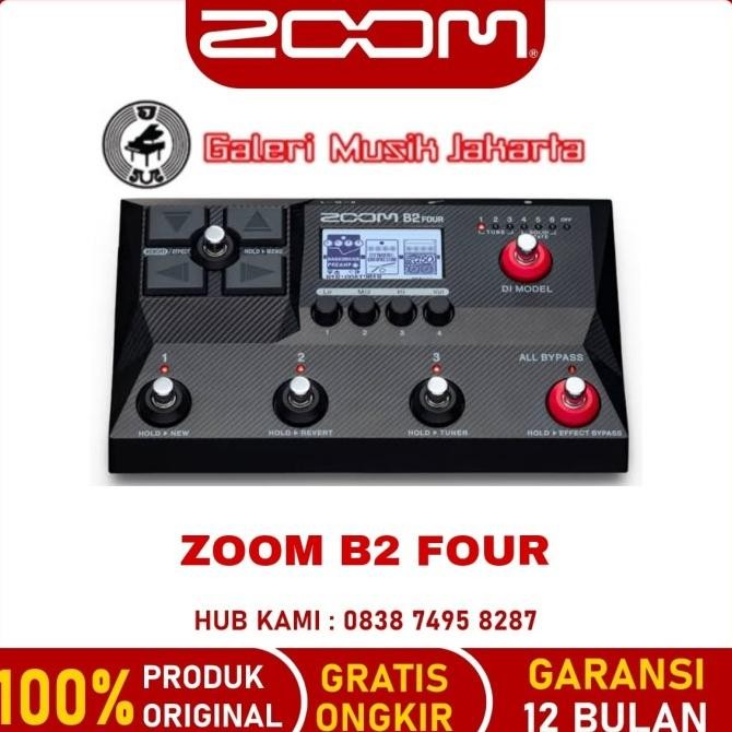 Produk Baru Zoom B2 Four / Efek Bass Zoom B2 Four