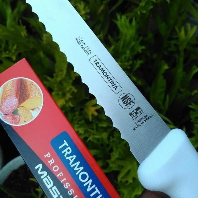 

Berkualitas Made in Brazil Tramontina Bread Knife 8" / Pisau Roti 8" Tramontina