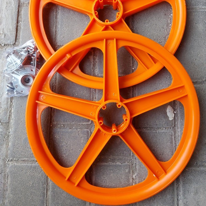Ready Velg Bintang Sepeda Ukuran 20" Harga 1 Pasang Muka Belakang Komplit