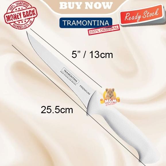 

Berkualitas Made in Brazil PREMIUM Tramontina BONE Knife 5in Pisau Tulang Lurus 13