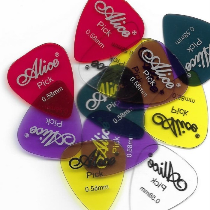 Pick Gitar Alice AP-600H Clear Gel 1.5mm