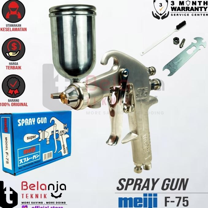

SPRAY GUN MEIJI F 75 TABUNG ATAS SPRAYGUN F75 SPIT CAT MEIJI F75 SUPER ORIGINAL