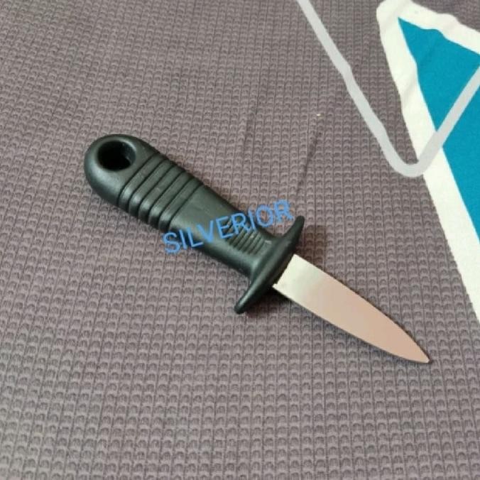 

Berkualitas Pisau Alat Pembuka Kerang Tiram Cungkil Buka Kulit Oyster Knife Hitam