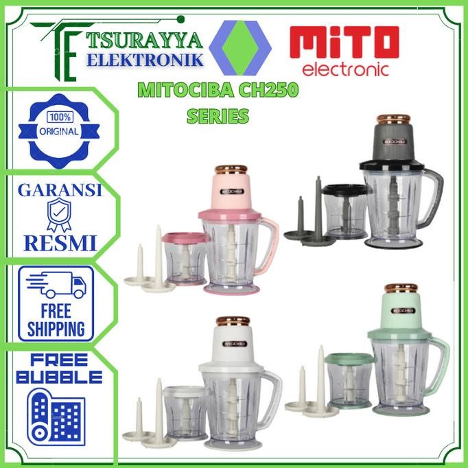 

Berkualitas MITOCHIBA Star Chopper New Star Blade 2L 9 Mata Pisau CH-250 CH250 ori