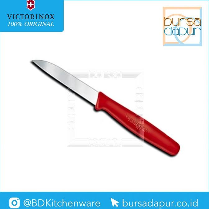 

Berkualitas Pisau Polos 5.0401 Victorinox Paring Knife Straight Edge 8 cm Red