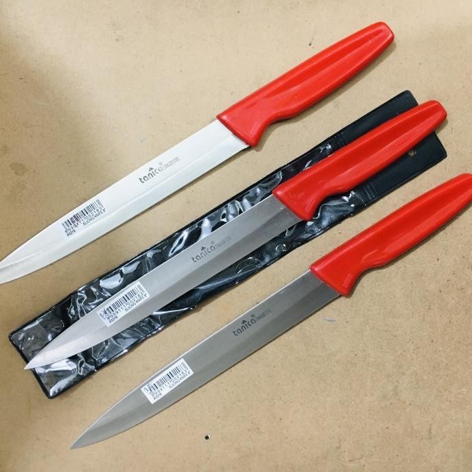

Berkualitas TANICA PISAU DAPUR IRIS 16 CM ORIGINAL JEPANG 8 in SLICING KNIFE 0218