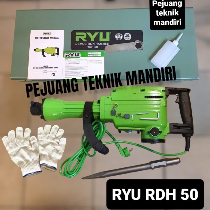 %%%%] MESIN BOR BOBOK BETON RYU RDH 50 / DEMOLITION HAMMER RYU RDH50 RDH 50