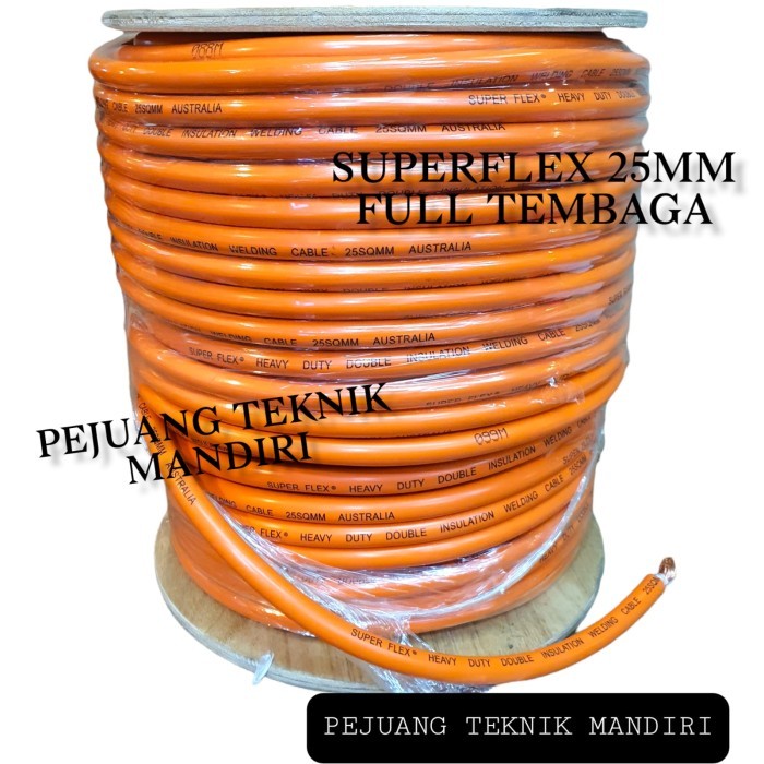 }}}}}}] KABEL LAS SUPERFLEX AUSTRALIA 25MM FULL TEMBAGA / SUPERFLEX 25 MM