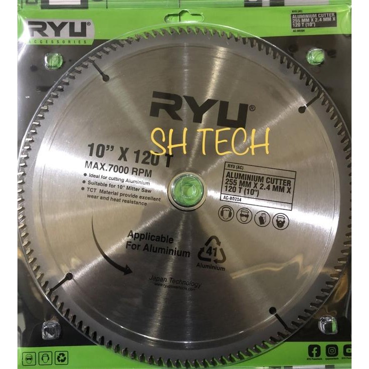 

Berkualitas MATA PISAU POTONG ALUMUNIUM RYU 10 INCH X 120 T CIRCULAR SAW BLADE