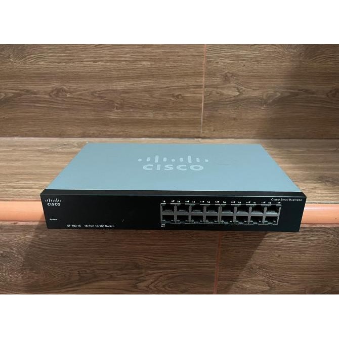 Cisco SF100-16 Small Business 16 Port Unmanaged Rackmount