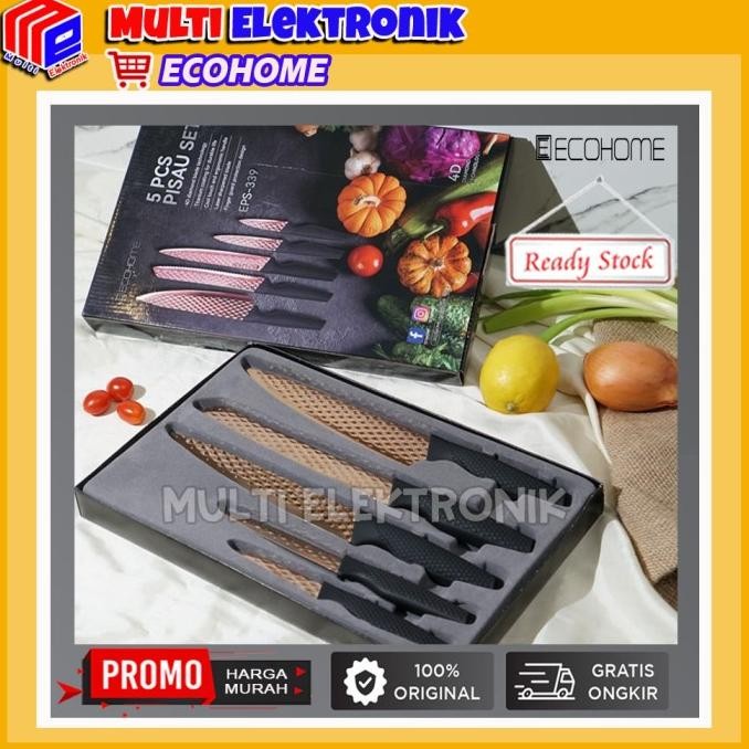 

Berkualitas Pisau Ecohome 4D Diamond Blade Tech Knife Set Ecohome