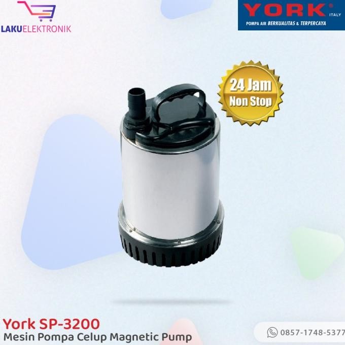 ori - pompa air celup magnet york italy sp-3200 80w (submersible pump)