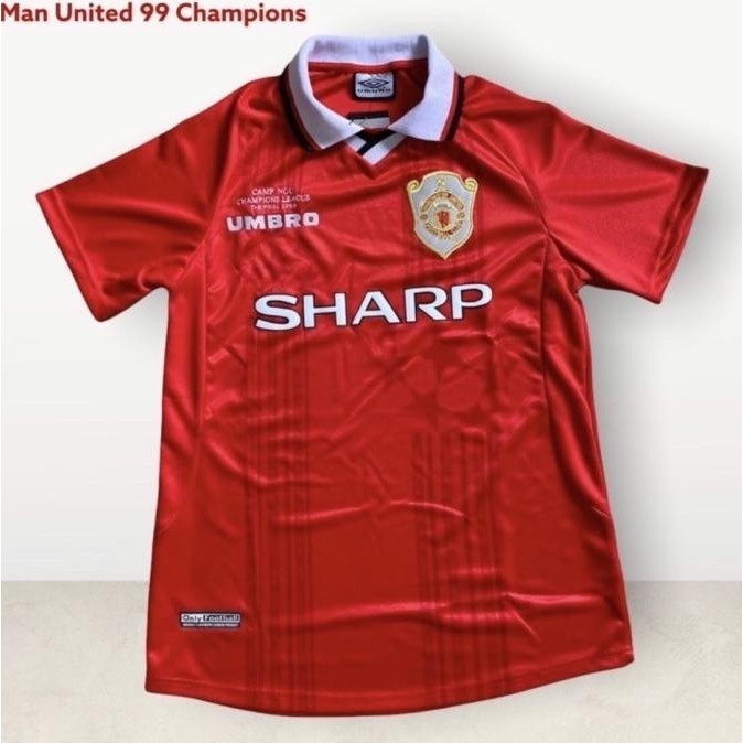 JERSEY RETRO MU 1999 CHAMPIONS UCL