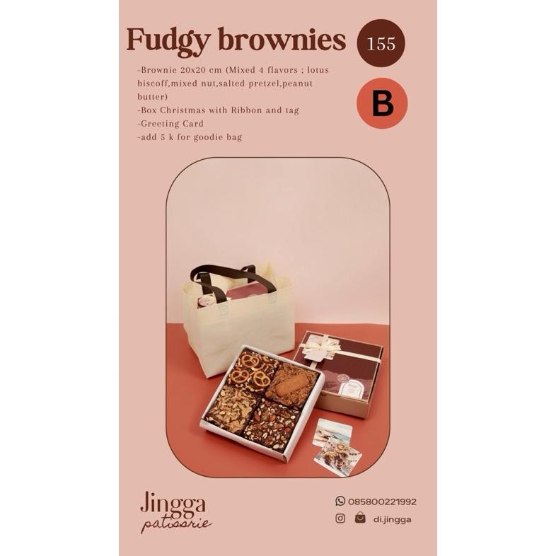 

[PILIH TANGGAL ] Hampers Imlek Jingga Pattiserie Brownies dan Cookies | cny hampers