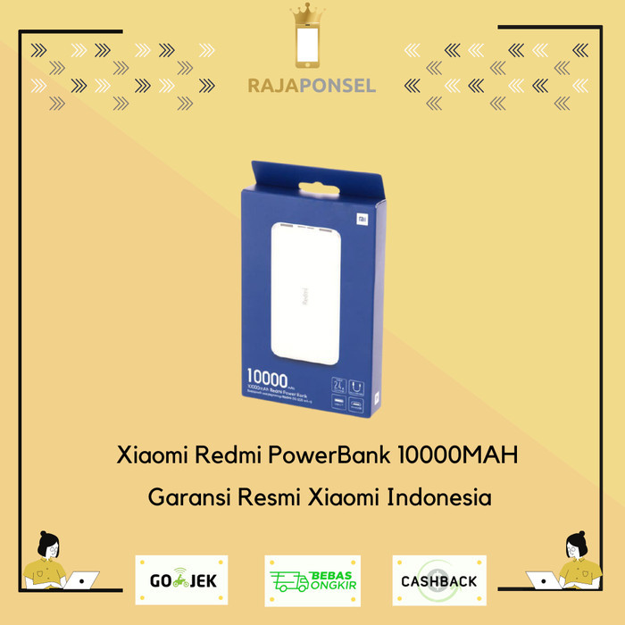 Xiaomi Redmi PowerBank 10000MAH Garansi Resmi Xiaomi