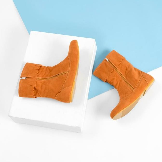 SEPATU BOOTS ANAK PEREMPUAN INFKID SEPATU PESTA ANAK CEWEK BOOT KOBOI