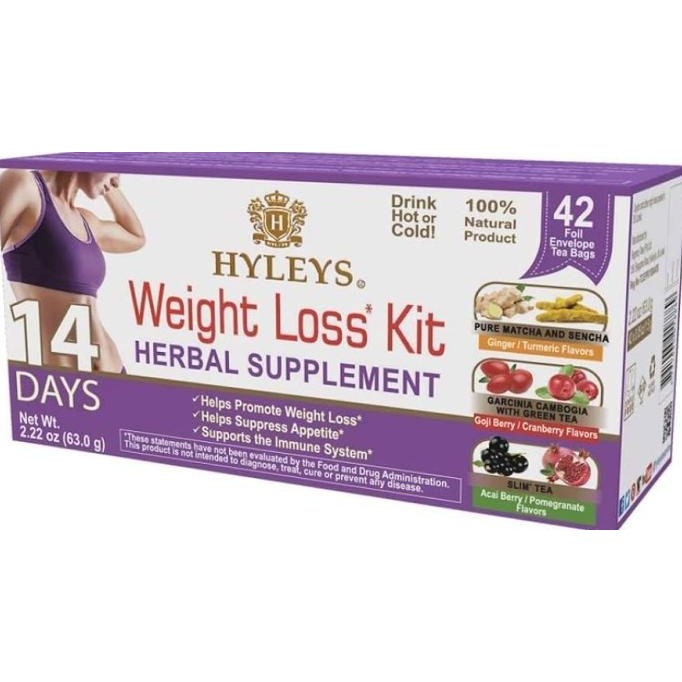 

Hyleys Tea 14 Days Weight Loss Kit 42 Tea Bags