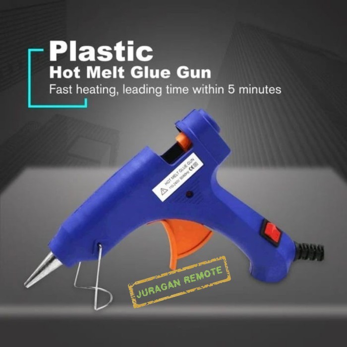 

Alat Lem Tembak Glue Gun Kecil 7mm 20 watt Switch ON-OFF﻿ Hot Melt Lem Bakar