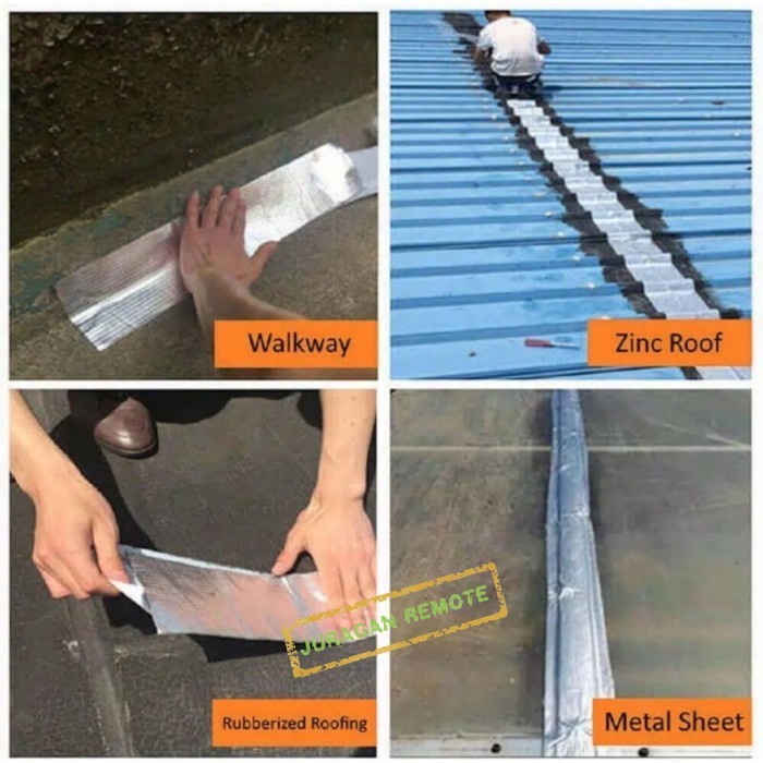 

Lakban aluminium foil tape 5 meter x 5cm waterproof anti bocor dan tahan panas