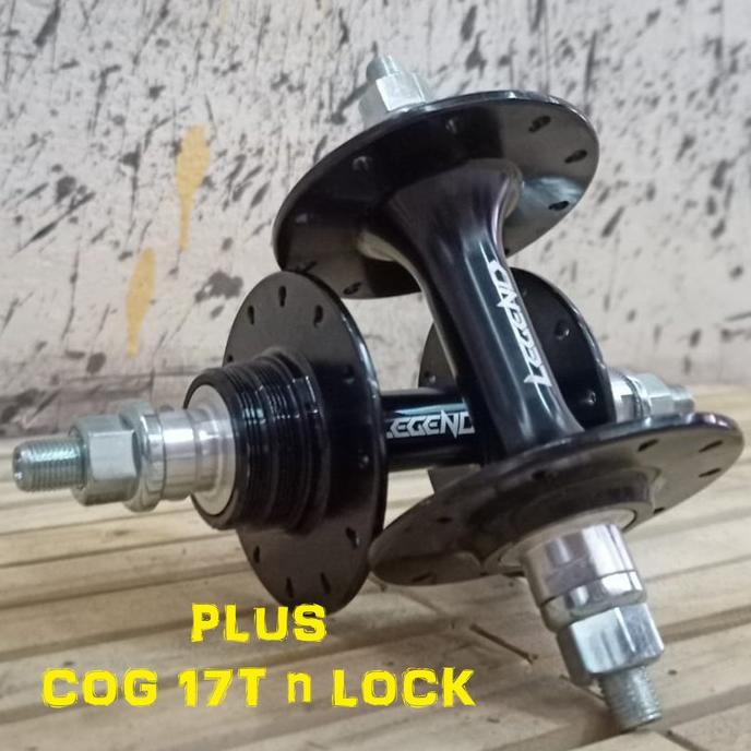 BEBAS ONGKIR - Legend Bearing Hub 20/24H 20H 24H 20/24 20 24 H Sepeda Fixie Track