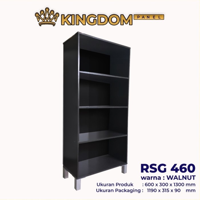 PROMO Rak buku anak 4 susun tingkat minimalis serbaguna kayu