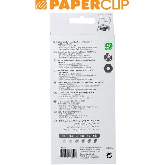 

PENSIL WARNA FABER CASTELL 114000 GRAPHITE SKETCH SET