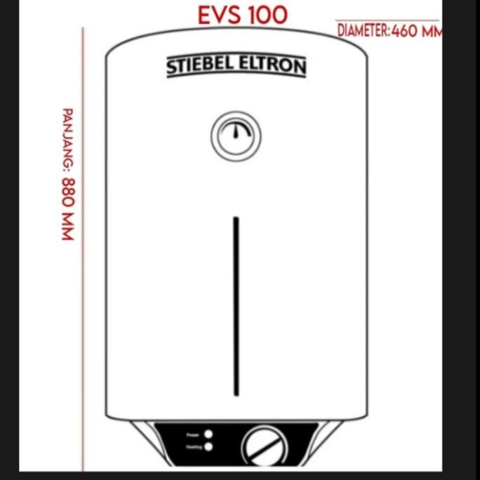 STIEBEL ELTRON EVS 100 WATER HEATER ELECTRIK 100LITER VERTIKAL