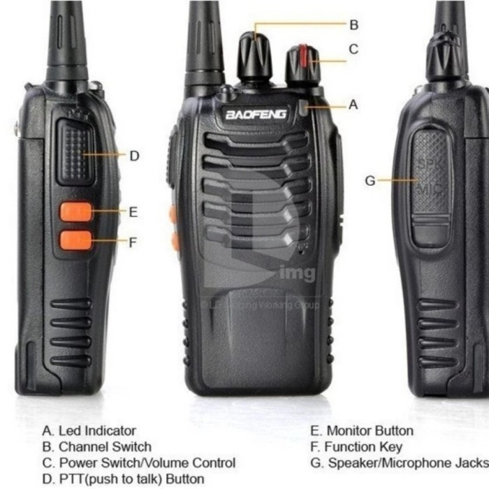 HT BAOFENG BF-888S Walkie Talkie