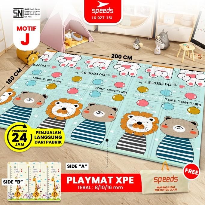 

TERSEDIA KARPET LIPAT BAYI PLAYMAT BAYI MATRAS BAYI XPE FOAM SPEEDS 027-15