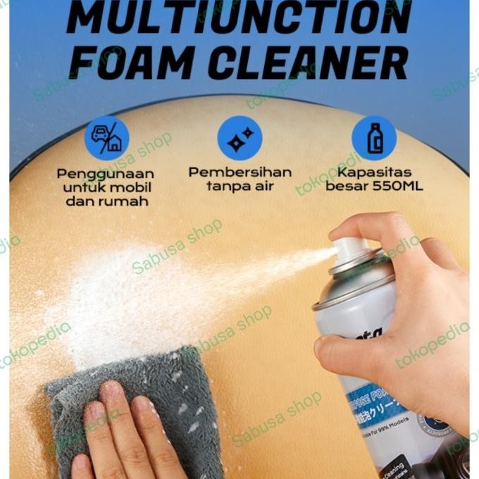 

TERSEDIA ALL PURPOSE FOAM CLEANER BUSA PEMBERSIH INTERIOR MOBIL JOK SOFA RUMAH