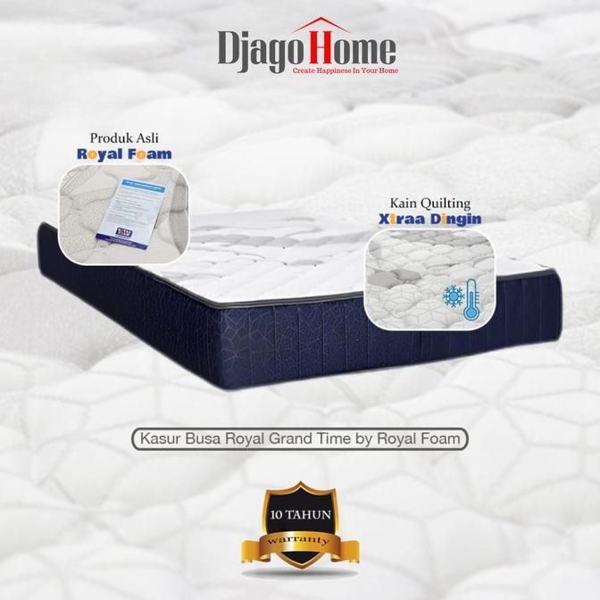 

TERSEDIA KASUR BUSA ROYAL FOAM GRAND PRIX KNITTED DOUBLE SIZE GARANSI 10 TAHUN