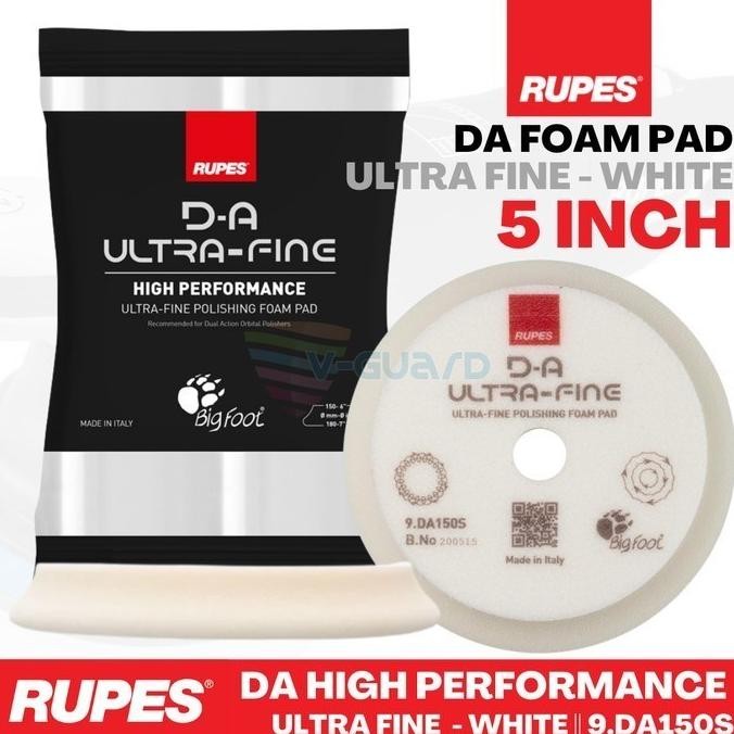 

TERSEDIA RUPES DA FOAM PAD 5" INCH DA150S, BUSA MESIN POLES DUAL ACTION 5INCH