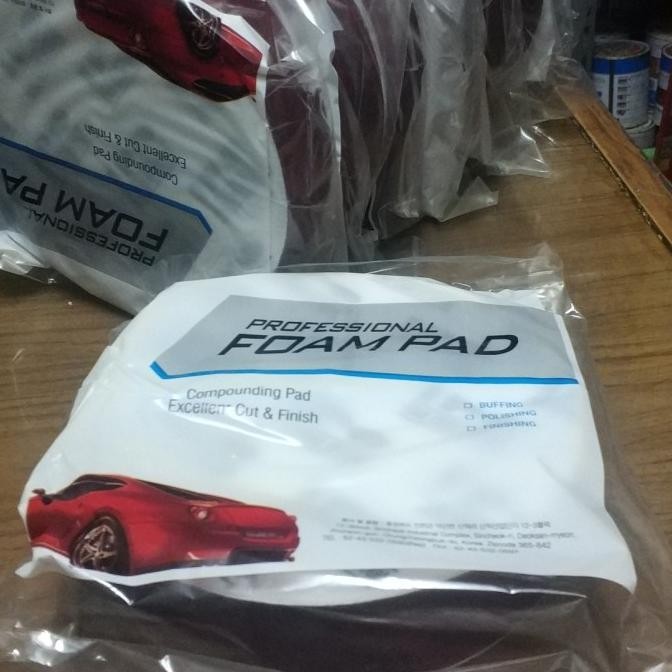 

TERSEDIA BUSA COMPOUND IPO FOAM PAD BUSA KOMPON MERAH 8 INCH